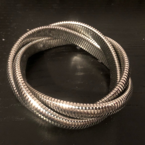 Chunky silver bracelet - Picture 1 of 1